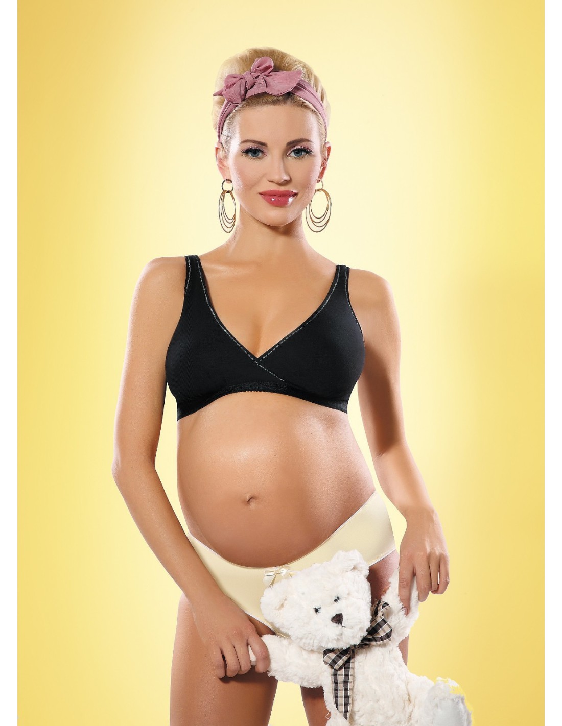 Soft Breastfeeding Bra without Ferretti - Mitex Mama Basic Lilly K