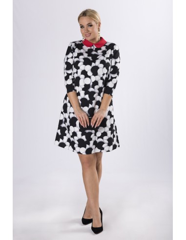 Plus Size Dress with Collar