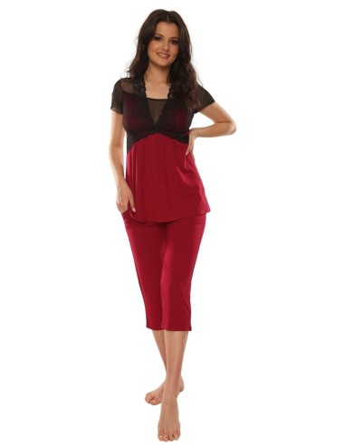 Sexy plus size pajamas with lace - Artemise
