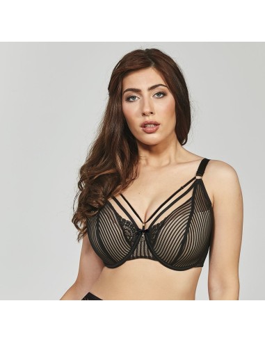 Bra plus size bralette push up with semi padded cups - Krisline MIRACLE