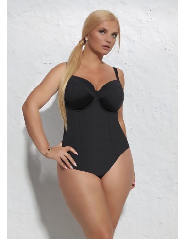 Body Containment One-piece Swimsuit with Soft Cups and Ferretti - Krisline BEACH