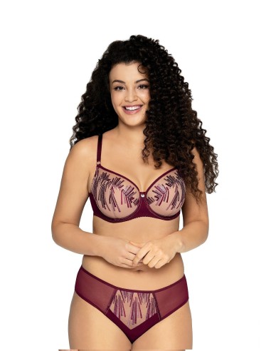 Plus Size Bra with Preformed Cups with Bright Stay - Ava