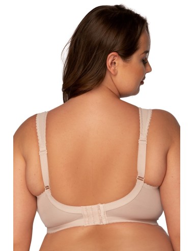 Plus Size Bra Without Underwire with Soft Delicate Lace Cups and Wide  Straps - Gaia Melody
