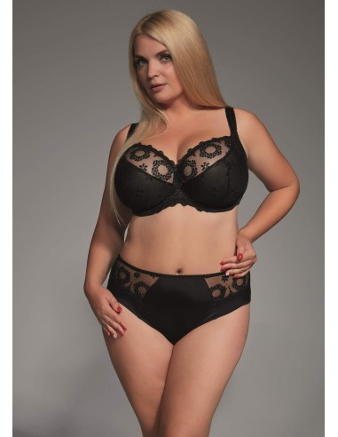 Plus Size Bra with Soft Cups and Underwires for Abundant Breasts