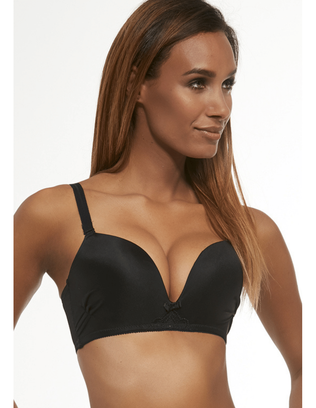 Push Up Bra with Removable Straps for Deep Necklines - Krisline