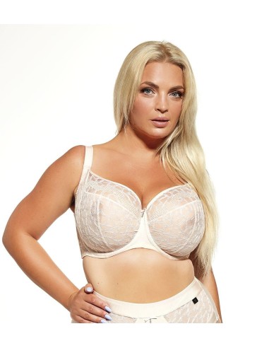 Plus Size Full Cup Bra with Side Support for Large and Wide Breasts - Krisline ROSEE