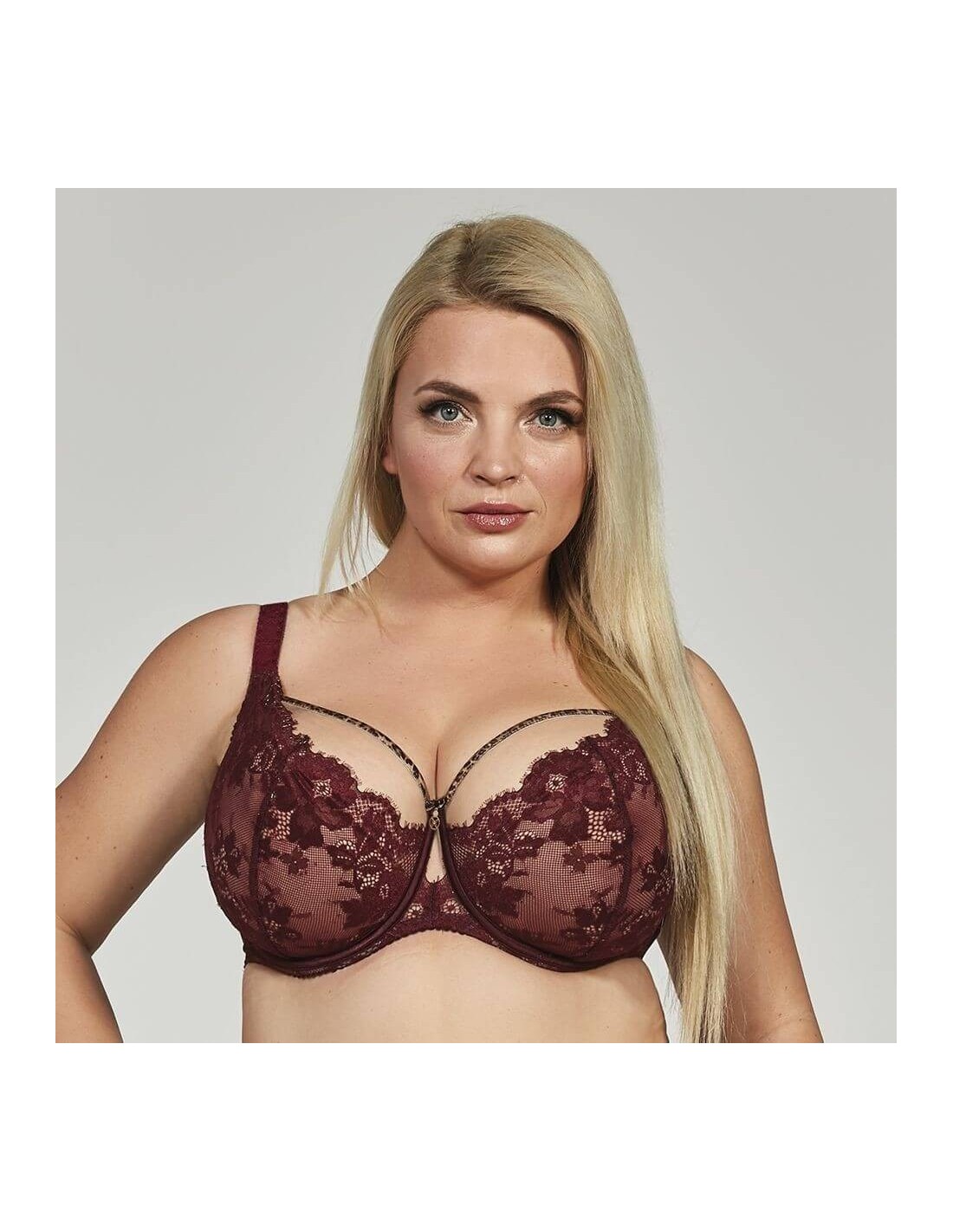 Plus Size Bra with Soft Cups for Large Breasts - Krisline SELENA