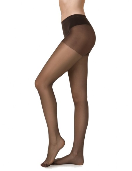 15 DEN tights in veiled lycra with classic reinforced briefs - Gatta