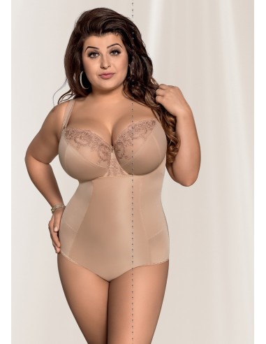 Body Containment Modelling Sheath Without Cups Plus Size Plus Size - Beige