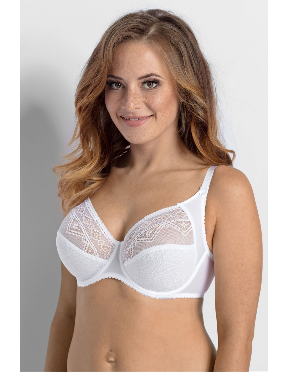Gaia Lingerie Nina Soft Bra White  Lumingerie bras and underwear for big  busts