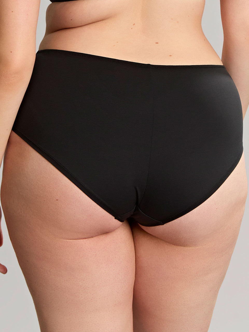 Sculptresse Bliss – Slip a Coprenza Profonda in Microfibra Noir