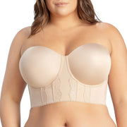 Corpetto Sotto Giacca Plus Size Senza Spalline - PARFAIT ELISSA NUDE