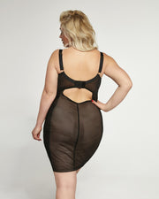 Abito Da Notte Curvy Con Coppe Mordide E Pizzo Sexy - MIRACLE