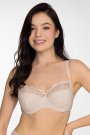 Reggiseno con ferretti e coppe semi morbide - Gaia Goldie - BIANCO