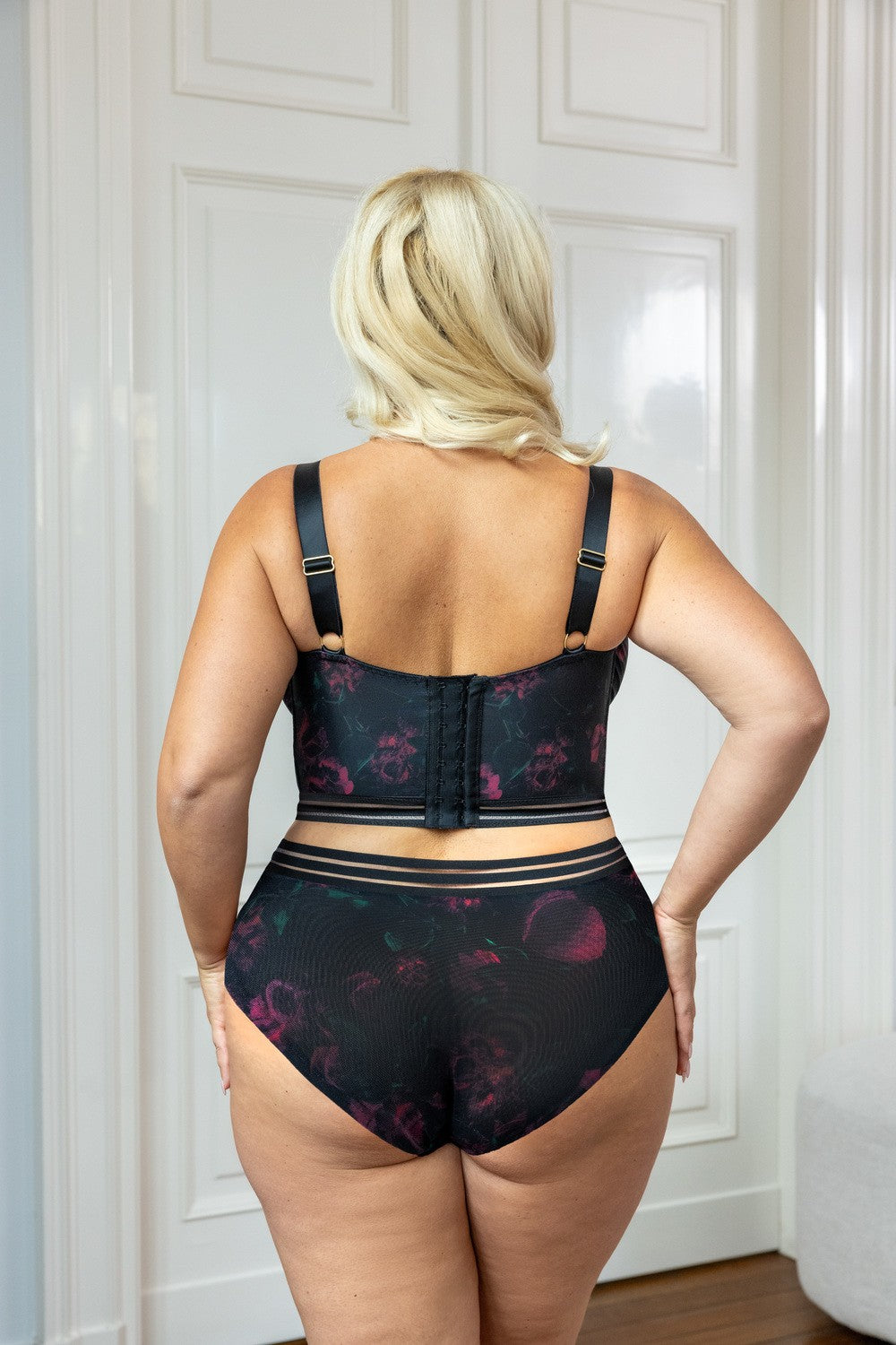 Mutanda Donna Plus Size a Vita Media - KRISLINE BLOSSOM