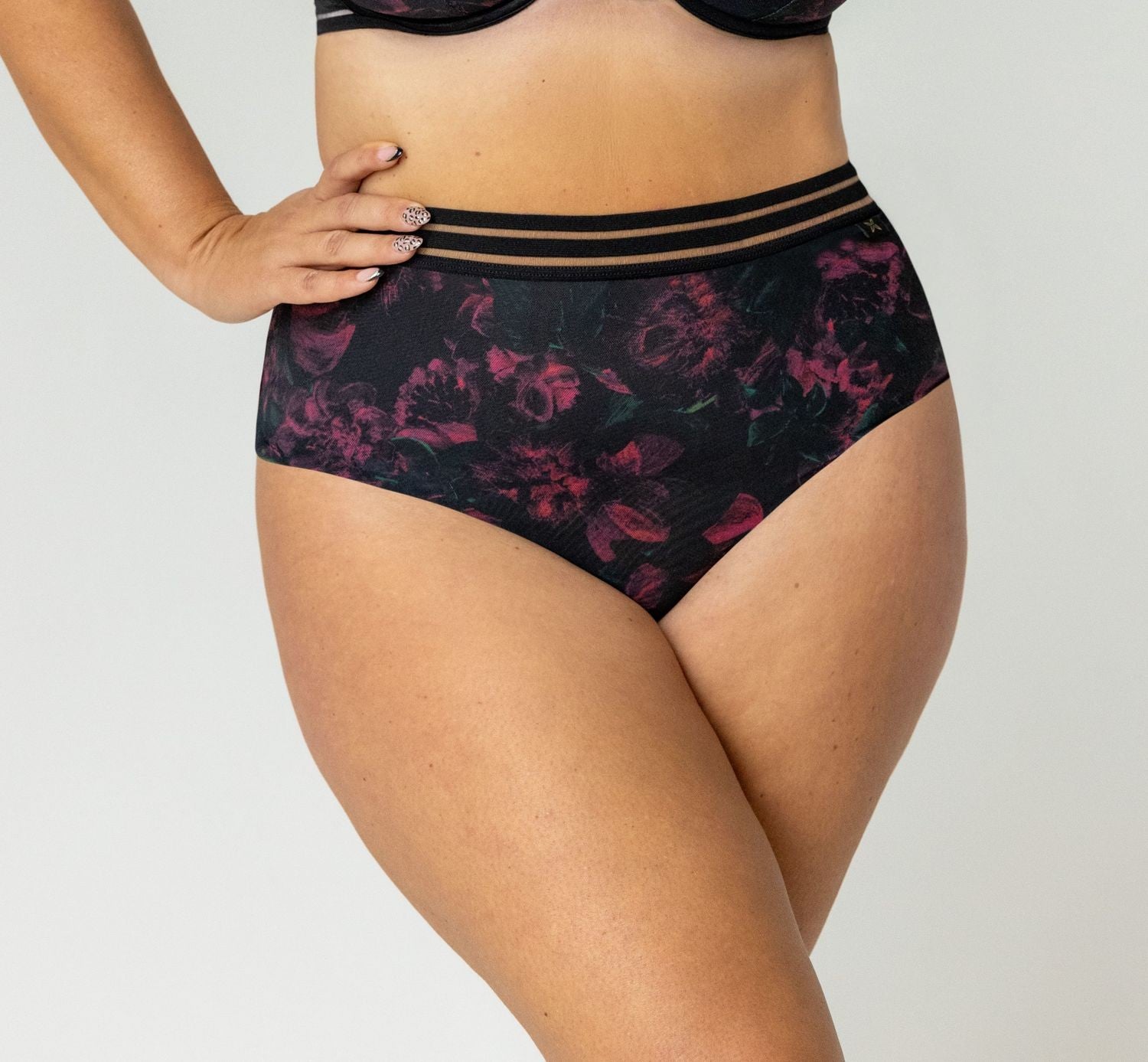 Mutanda Donna Vita Alta con Taglio Classico - KRISLINE BLOSSOM