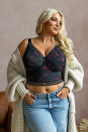 Reggiseno Bralette con Ferretti e Coppe Morbide - KRISLINE BLOSSOM