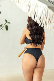 Brasiliana Costume Vita Alta Con Dettaglio - KRISLINE BORA BORA