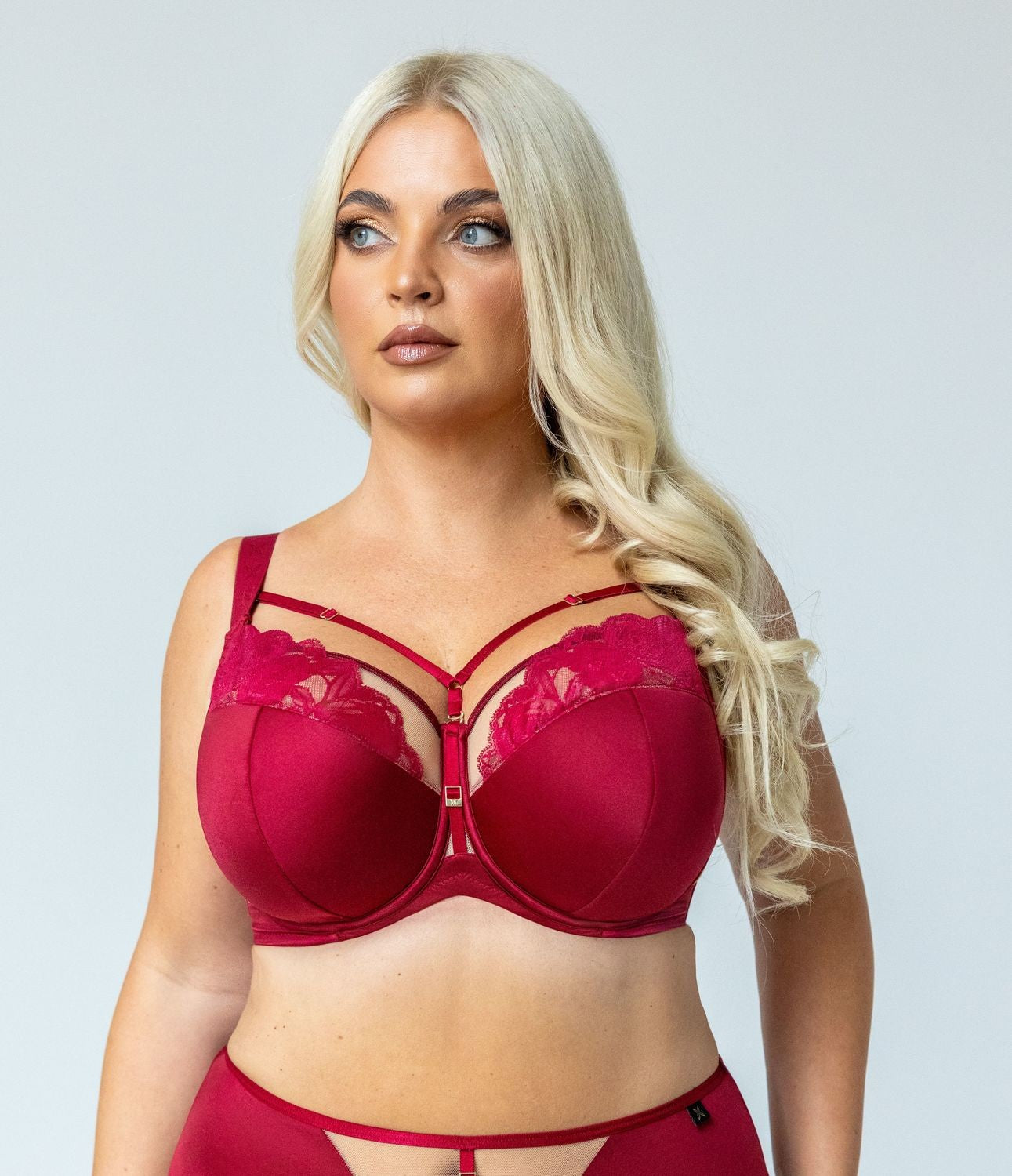 Reggiseno Con Coppe Semi Morbide e Ferretti - KRISLINE CHERRY