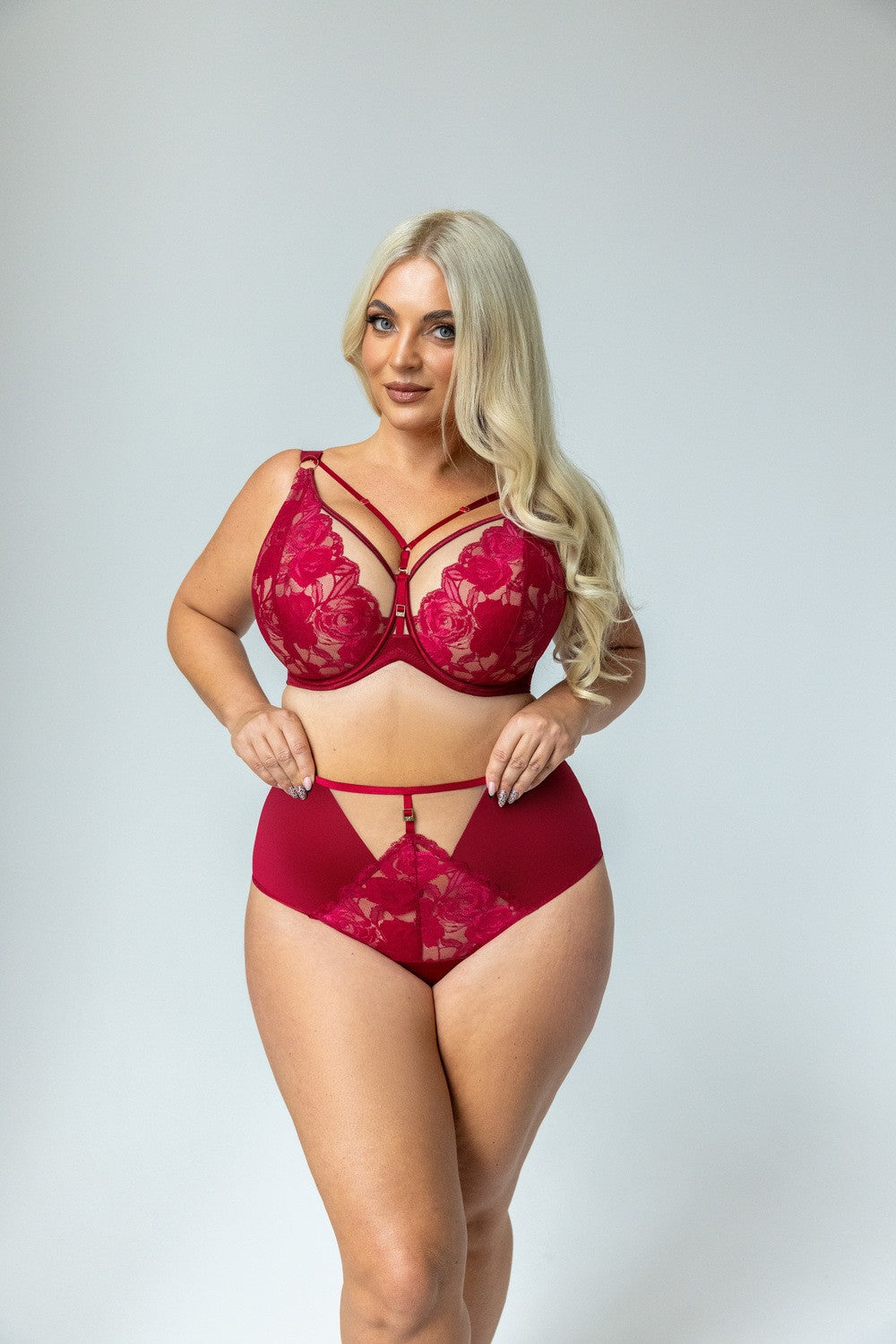 Bralette Con Coppe Morbide e Ferretti - KRISLINE CHERRY