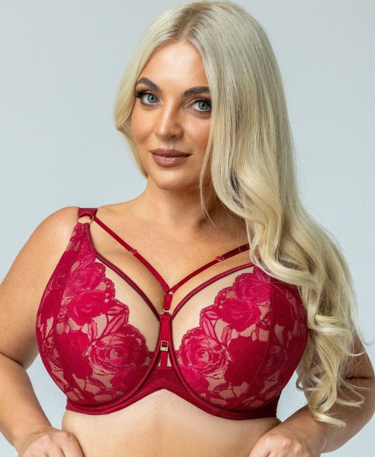 Bralette Con Coppe Morbide e Ferretti - KRISLINE CHERRY