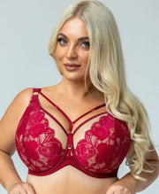 Bralette Con Coppe Morbide e Ferretti - KRISLINE CHERRY