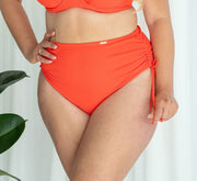 Slip Costume a Vita Alta con Coulisse Laterali - KRISLINE CORAL