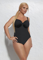 Costume Da Bagno Intero Body Contenitivo Con Coppe Morbide e Ferretti - Krisline BEACH