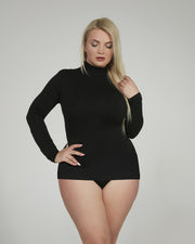 Dolce Vita Plus Size Confortevole Realizzato in Micro-modal Viscosa - KRISLINE SECOND SKIN Nero