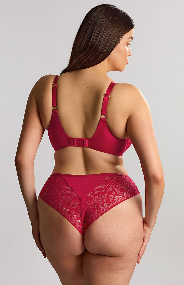 Sculptresse Sophia – Slip Brasiliana in Pizzo Raspberry