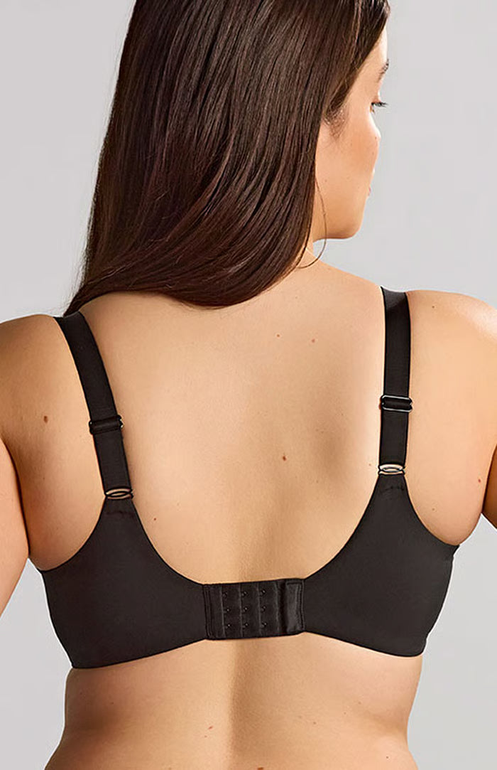 Reggiseno Plus Size con Coppe Morbide e Supporto Laterale - SCULPTRESSE ESME NERO
