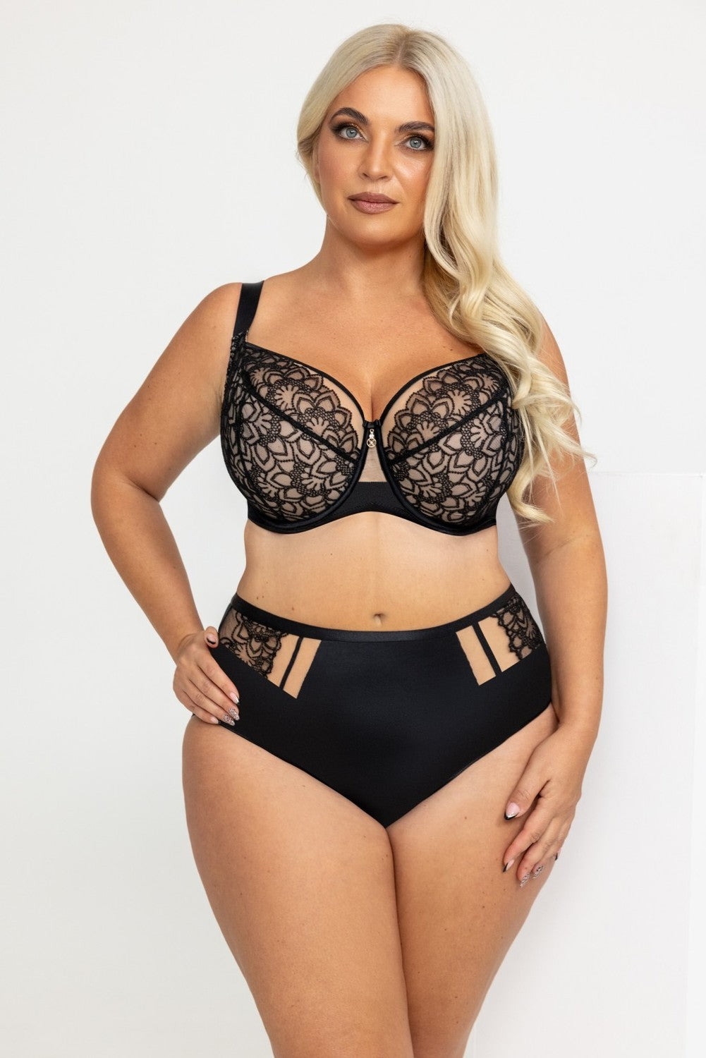Mutanda Donna Plus Size a Vita Media con Taglio Classico leggermente Modellante - KRISLINE EMMA