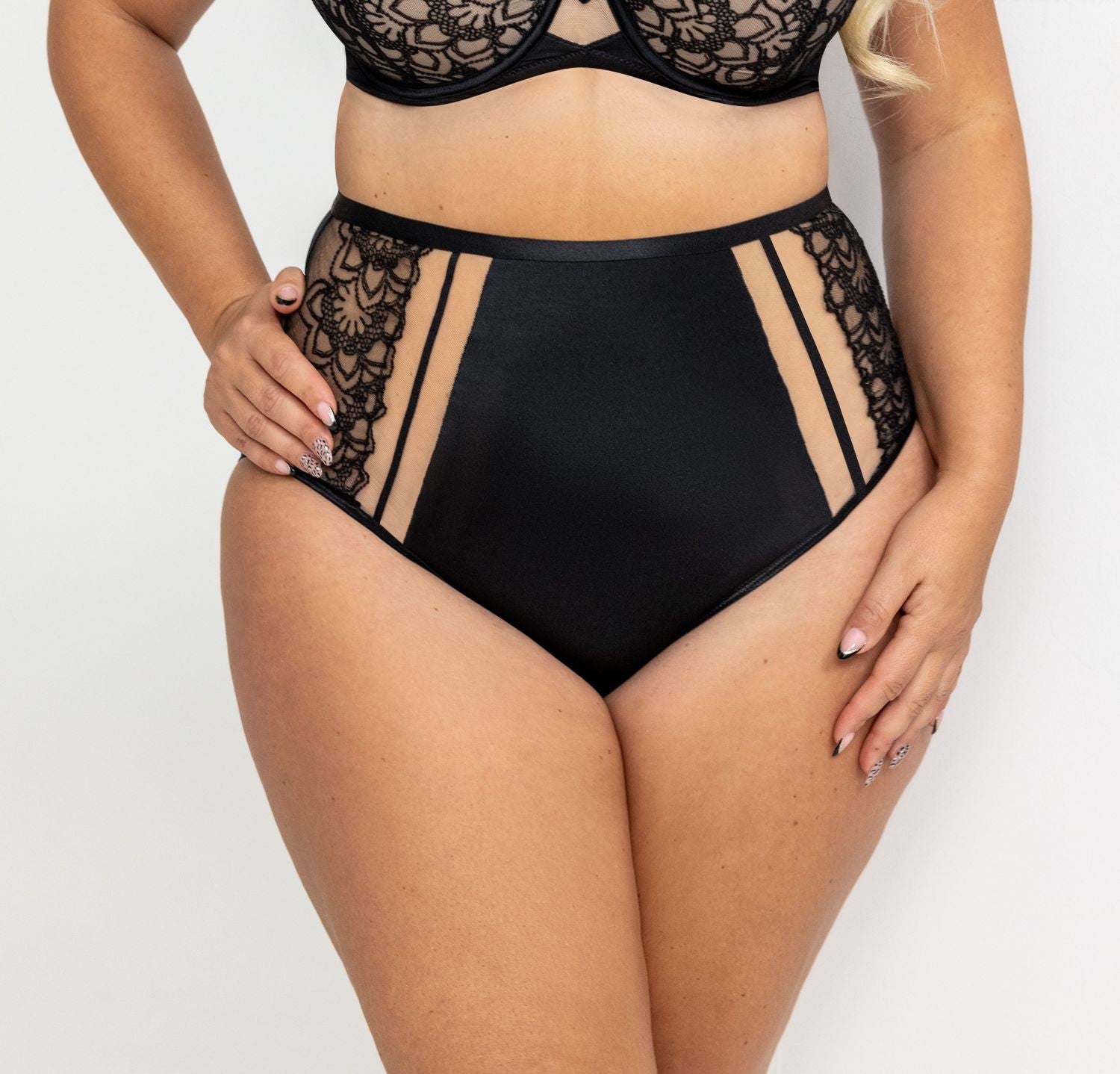 Mutanda Donna Taglie Forti a Vita Altissima con Taglio Classico - KRISLINE EMMA