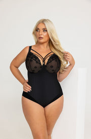 Body Modellante Tecnico con Coppe Morbide -KRISLINE FORTUNA NERO