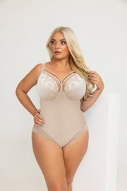 Body Modellante Tecnico con Coppe Morbide -KRISLINE FORTUNA BEIGE