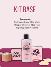 KIT BASE NASTRO ADESIVO 10cm - BRA TAPE