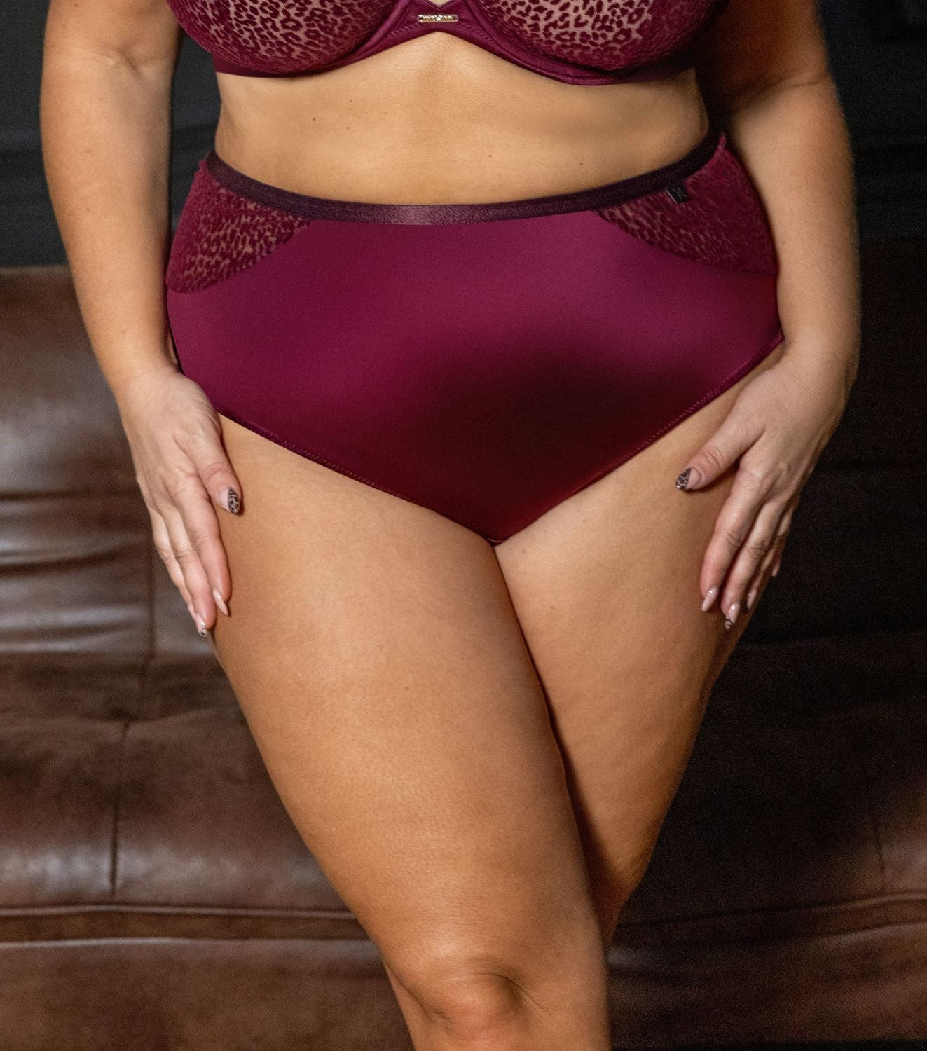 Mutanda Donna Con Taglio Classico - KRISLINE MERLOT