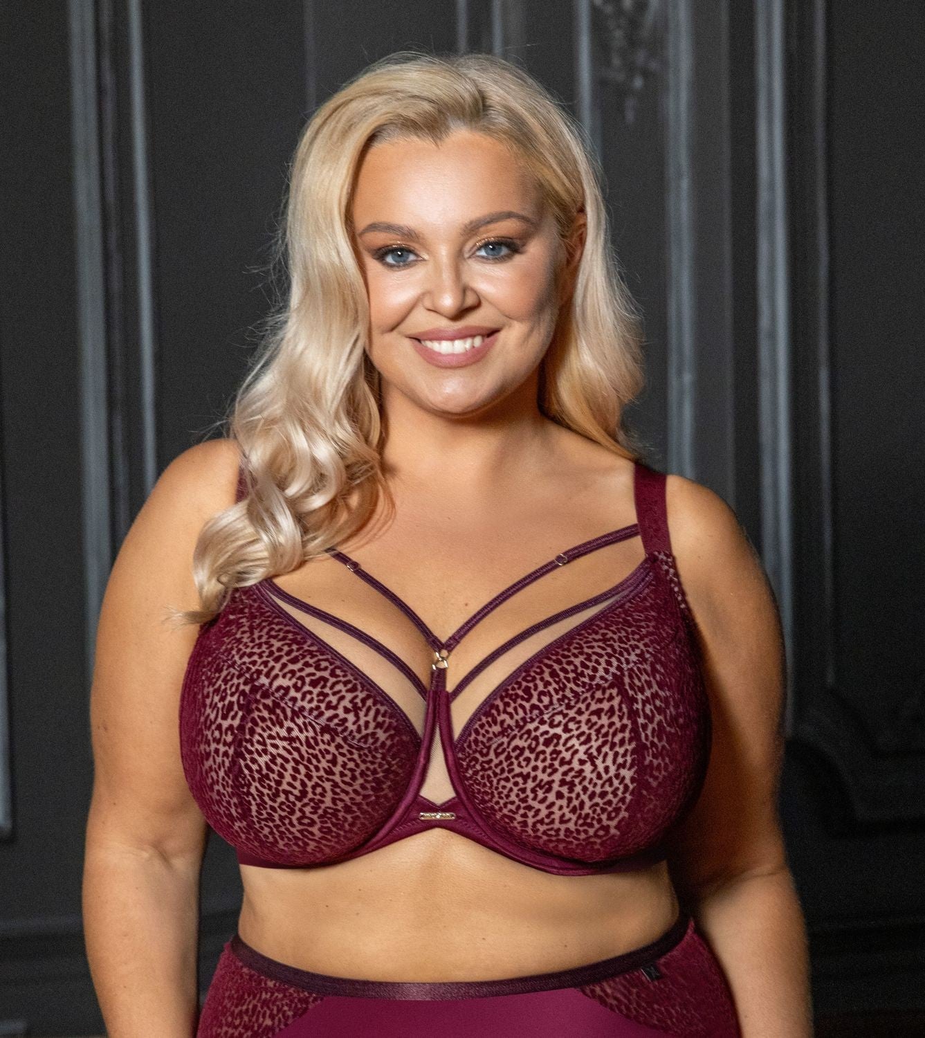 Reggiseno Con Coppe Morbide Intere e Ferretti - KRISLINE MERLOT