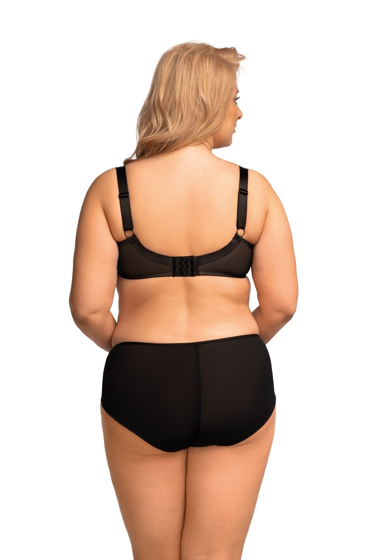 Reggiseno In Coppa Morbida in Tulle e Pizzo con Ferretti - NESSA MILAGRO NERO