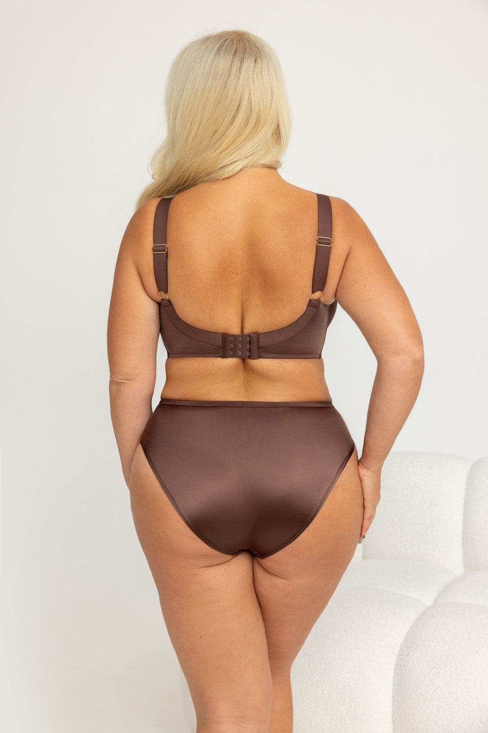 Mutanda Donna Con Taglio Classico a Vita Media - KRISLINE MOCCA