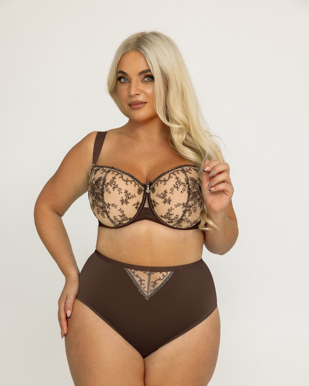 Mutanda Donna Con Taglio Classico A Vita Alta - KRISLINE MOCCA