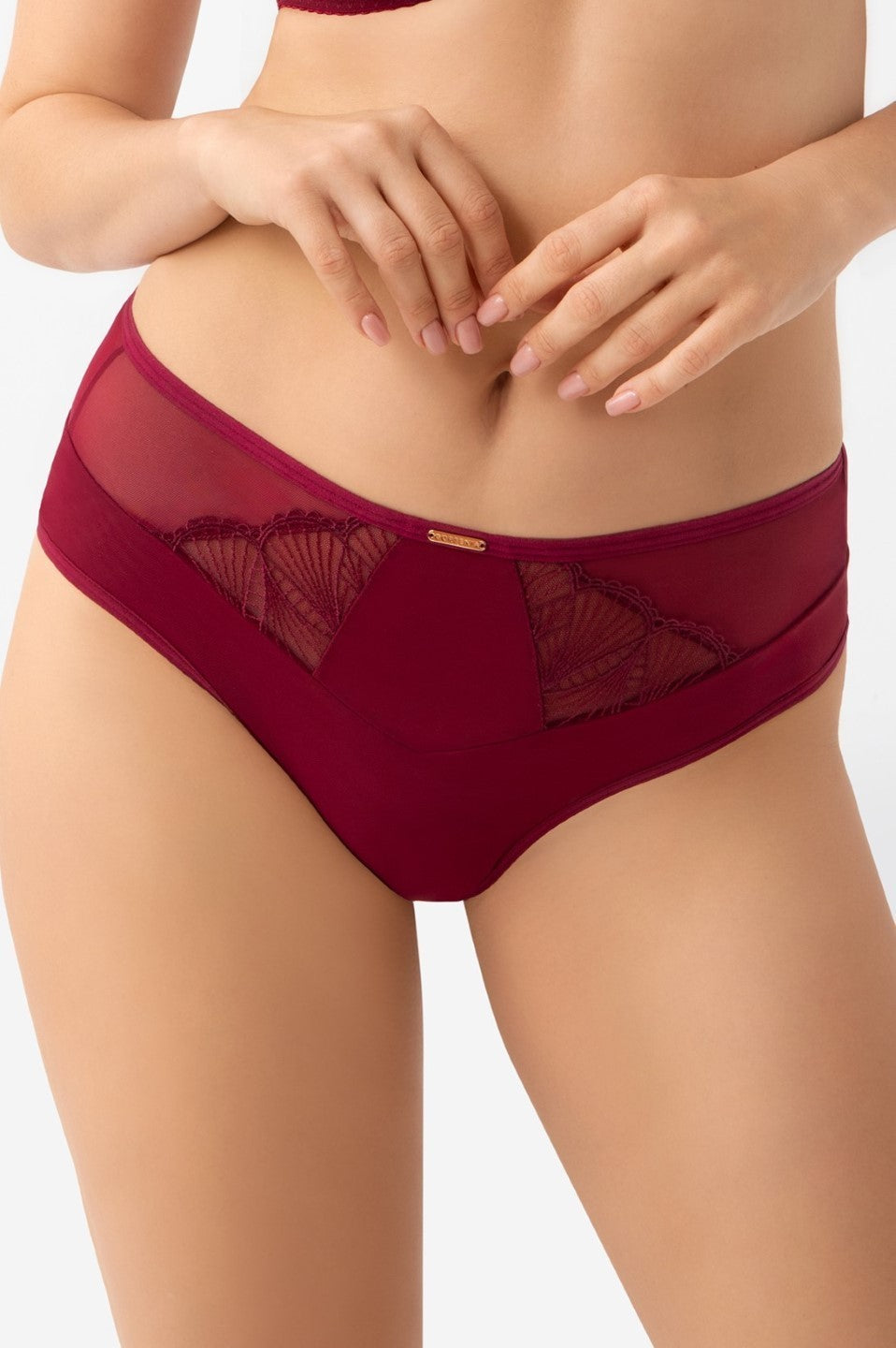 Mutanda Brasiliana Plus Size con Vita Media - GORSENIA MIRA