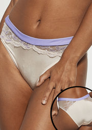 Mutande Donna Taglie Forti Con Taglio Classico e Inserti In Pizzo - Krisline LOLIPOP