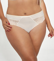Mutande Taglie Forti Comfort Elastiche con Pizzo e Tulle - Krisline COOKIE