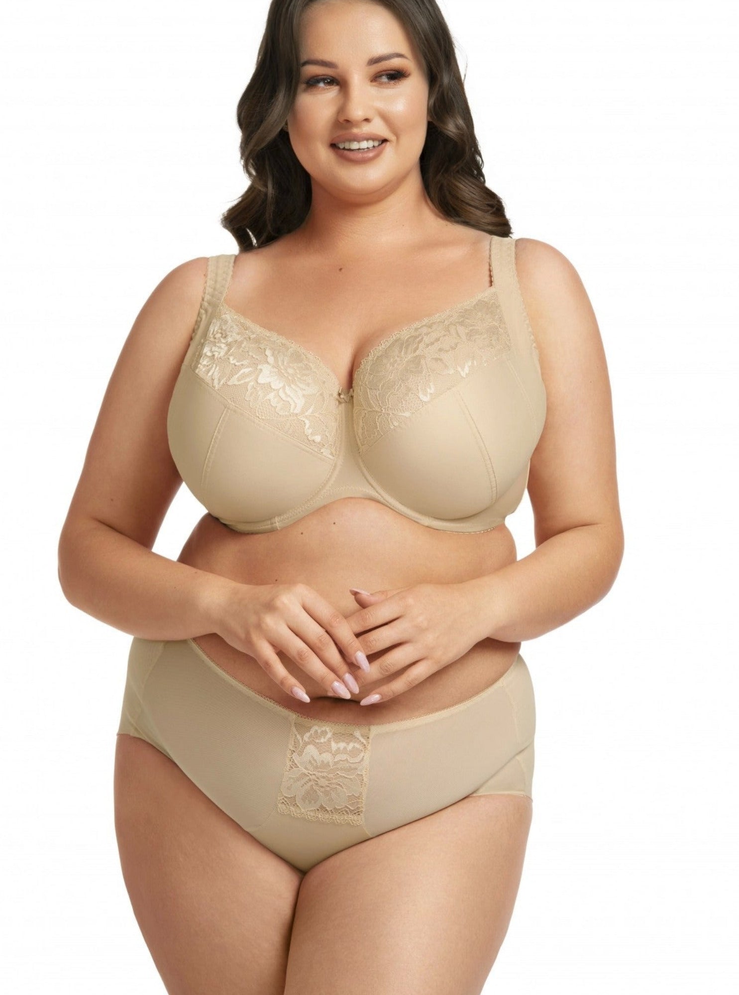 Reggiseno Con Coppe Morbide Intere e Ferretti - NESSA OMENA BEIGE