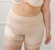 Pantaloncino Modellante Taglie Forti e Anti Sfregamento delle Cosce Vita Alta - Krisline POLA SHORTSSHAPERS