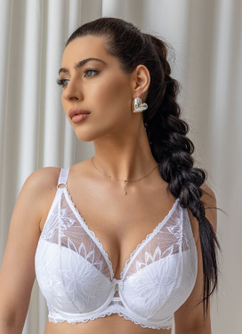Reggiseno Bralette Plus Size Con Coppe Semi Soft e Ferretti - KRISLINE CRYSTAL