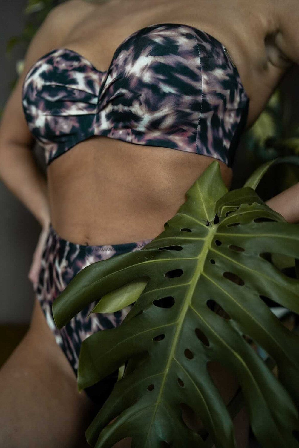 Reggiseno Costume Da Bagno Bikini Curvy Taglie Forti Senza Spalline Balconcino a Cuore - Krisline NAMIBIA