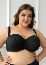Reggiseno Costume Da Bagno Per Seno Grande Taglie Forti Con Coppe Morbide - Krisline BEACH