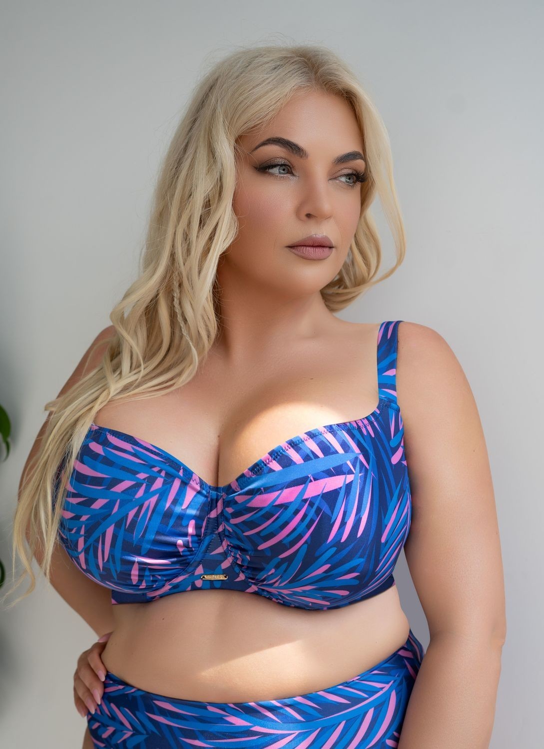 Reggiseno Costume Plus Size con Coppe Morbide Intere e Ferretti - KRISLINE HAWAI